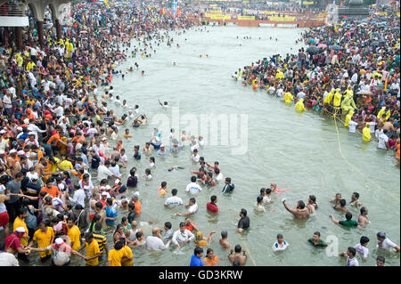 Kumbh Mela, Nasik, Maharashtra, Inde, Asie Banque D'Images