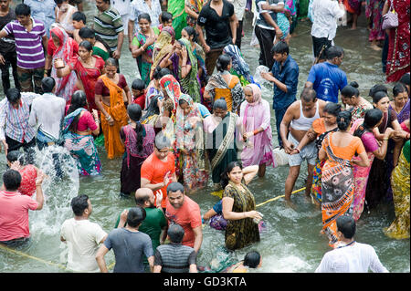 Kumbh Mela, Nasik, Maharashtra, Inde, Asie Banque D'Images