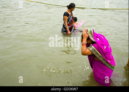 Kumbh Mela, Nasik, Maharashtra, Inde, Asie Banque D'Images