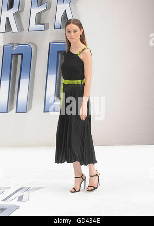 Londres, Royaume-Uni. 12 juillet, 2016. Lydia Wilson assiste à la première UK de 'Star Trek au-delà" à l'Empire Leciester Square. Credit : Ferdaus Shamim/ZUMA/Alamy Fil Live News Banque D'Images