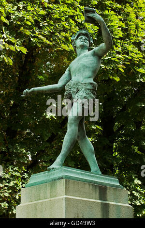 L'acteur grec.Jardin du Luxembourg.París.France. Banque D'Images