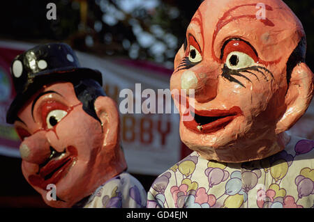 Marionnettes au carnaval Banque D'Images