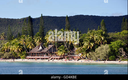 La baie de Kuto, île des Pins, Nouvelle Calédonie (territoire français), Pacifique Sud. Banque D'Images