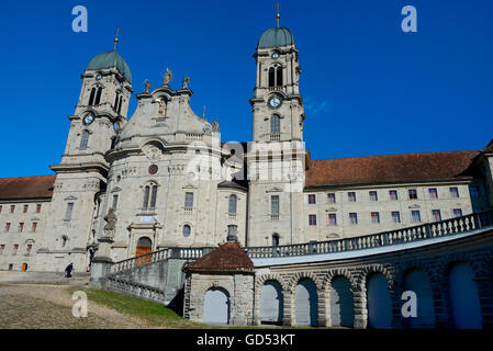 Monastère d'Einsiedeln Einsiedeln, dans le canton de Schwyz, Suisse Banque D'Images