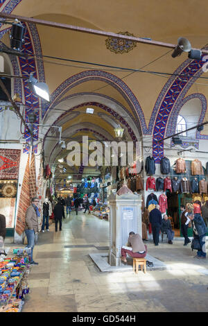 Fontaine en marbre dans le Grand Bazar, Istanbul, Turquie Banque D'Images