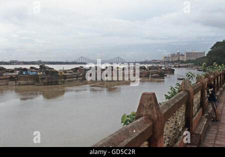 La rivière Hooghly Banque D'Images