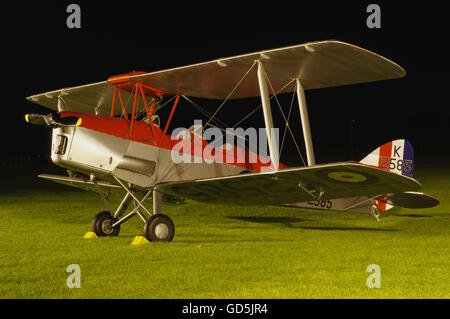 De Havilland Tiger Moth T6818, à la collection Shuttleworth, Banque D'Images