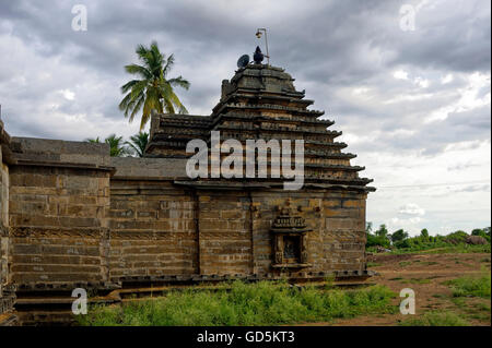 Someshwar temple de Shiva, haveri, Karnataka, Inde, Asie Banque D'Images