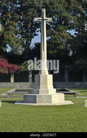 Cimetière de guerre d'Imphal Banque D'Images