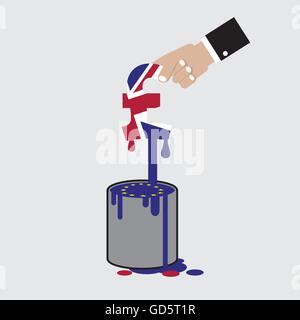 La livre britannique signe choisir à partir de la devise Euro Can Vector Illustration Illustration de Vecteur