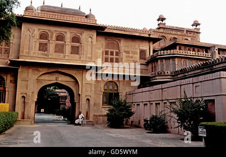 Lallgarh Palace Banque D'Images