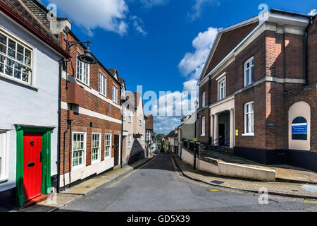 Le quartier hollandais, DANS LA RÉGION DE COLCHESTER, plein de jolies rues et maisons où les réfugiés flamands a vécu de 1575 Banque D'Images