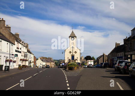 Le péage de la ville de Lauder, dans la région des Scottish Borders. Banque D'Images