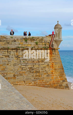 Forteresse de Santiago, Santiago de Forte de Sesimbra, district de Setubal, Océan Atlantique, côte de Lisbonne, Portugal, Europe Banque D'Images