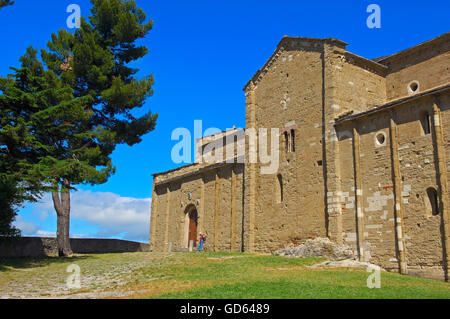 San Leo, Cathédrale, Marches, Italie Banque D'Images