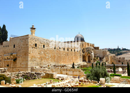Israël, Jérusalem, la ville de David (Ir) David‎ est réputé pour être le plus vieux quartier de Jérusalem et installe un grand archa Banque D'Images