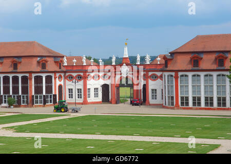 Château de la Redorte, entrée privée et l'orangerie, Memmelsdorf près de Bamberg, Haute-Franconie, Bavière, Allemagne, Europe, Banque D'Images