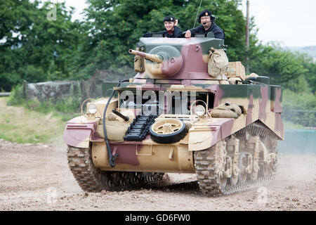 Light Tank M3A1 Stuart IV à Tankfest 2016 Banque D'Images