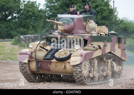 Light Tank M3A1 Stuart IV à Tankfest 2016 Banque D'Images