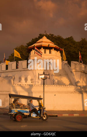 Le Fort Mahakan Banglamphu dans dans la ville de Bangkok en Thaïlande en Southeastasia. Banque D'Images