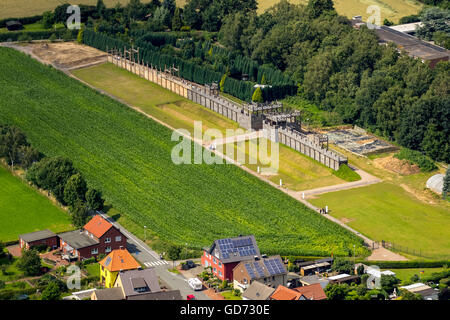 L'Agriculture, de l'antenne Westfalen Lippe, Weseler Straße, Römermuseum fortification de RömerMuseum sur Silverberg, Palisardenwall, Banque D'Images