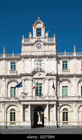 Siculorum School, Université de Catane, province de Catane, Sicile, Italie Banque D'Images