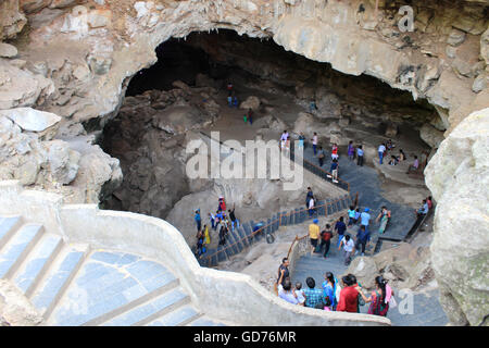 La Borra grottes sont situées sur la côte Est de l'Inde,à Araku vallée de l'état dans le district de Darjeeling Andhrapradesh. Banque D'Images