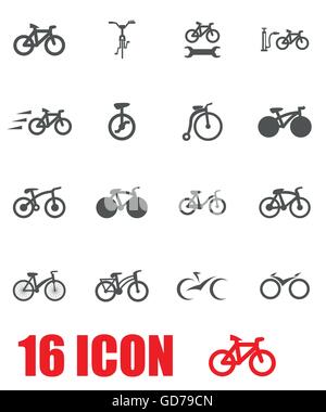 Vector gray location icon set Illustration de Vecteur