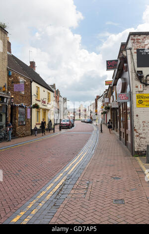 Une vue sur le centre-ville de Kettering Northamptonshire UK Banque D'Images