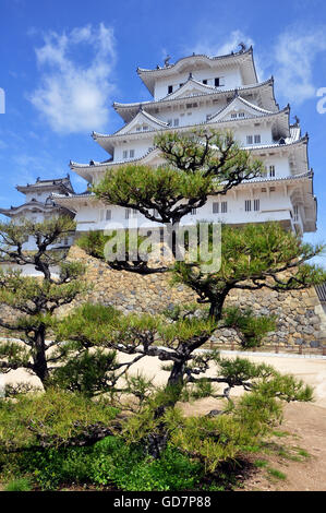 Château de Himeji, Préfecture de Hyōgo, au Japon Banque D'Images