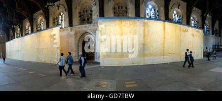 Jorge Otero-Pailos 'installation de l'éthique de la Poussière" pour l'art Angel au Westminster Hall, London, UK Banque D'Images