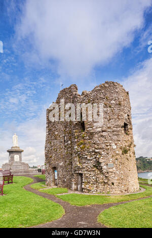 Château de Tenby, Pembrokeshire, Pays de Galles, Royaume-Uni Banque D'Images