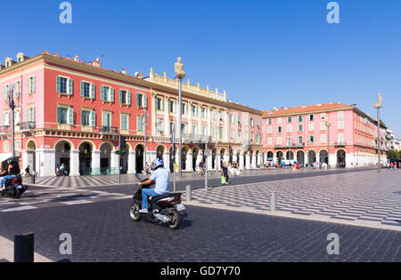 Place Masséna de Nice, berceau d'Azur, France Banque D'Images