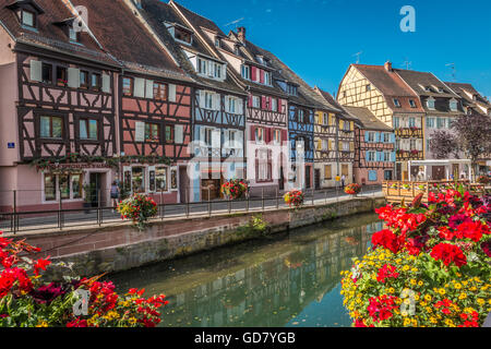 Vieille ville de Colmar en Alsace France Banque D'Images