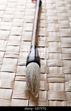 Pinceau pour calligraphie chinoise Banque D'Images