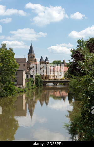 Europe, France, Saône et Loire, Paray.le-Monial, Basilique du Sacré-Cœur Banque D'Images