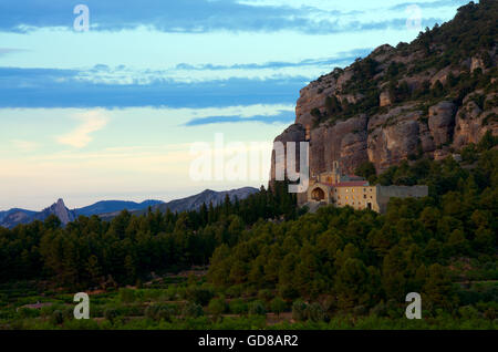 Convent de la mare de Deus dels angels / Couvent de la Mère de Dieu des anges - Horta de Sant Joan Banque D'Images