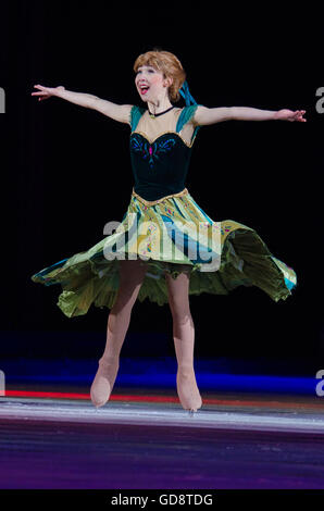 Sydney, Australie. Le 13 juillet, 2016. Les danseurs sur glace Disney en concert à l'ouverture de la Disney On Ice Ice Festival magique qui a eu lieu à Sydney à l'Qudos Bank Arena le 13 juillet. Credit : mjmediabox/Alamy Live News Banque D'Images