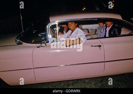 Erik Estrada avec femme Geggy Rowe 1986. 14Th Aug 2008. - © Roger Karnbad/ZUMA/Alamy Fil Live News Banque D'Images