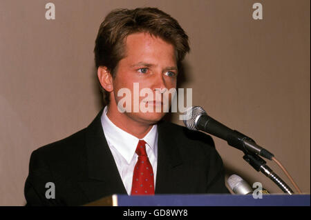 Michael J Fox 1988. 2 juillet, 2008. - © Roger Karnbad/ZUMA/Alamy Fil Live News Banque D'Images