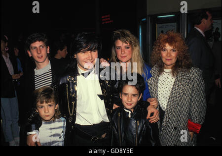 15 août 2007 - COREY FELDMAN EN FAMILLE1989. -(Credit Image : © Roger Karnbad via Zuma sur le fil) Banque D'Images