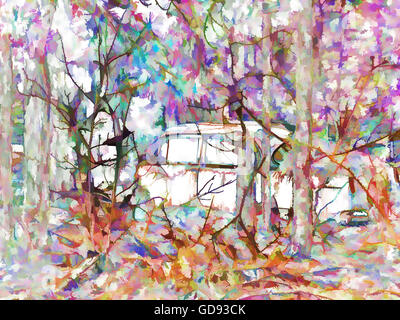 Animaux abandonnés et la rouille Banque D'Images