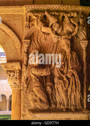 Santo Domingo de Silos Abbaye (Espagnol : Monasterio de Santo Domingo de Silos) est un monastère bénédictin situé dans le village de Santo Banque D'Images