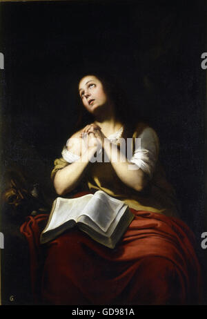 Bartolomé Esteban Murillo - La Magdalena Banque D'Images