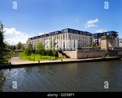 Des appartements modernes en style géorgien au Western Riverside Développement en Angleterre Somerset Bath Banque D'Images