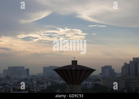 La société de logement park à Gurgaon Haryana Banque D'Images