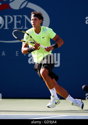 Rafael Nadal, ESP, U.S. Open 2010, tournoi du Grand Chelem de tennis de l'ITF, l'USTA Billie Jean King National Tennis Center Banque D'Images