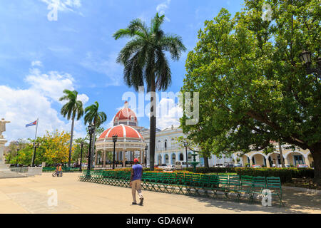 Parc Marti et Palacio de Gobierno, dans le centre historique de La Havane, Cuba Banque D'Images