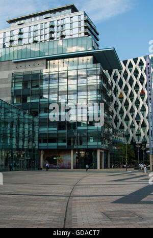 BBC Dock House Television Studio - Media City Salford Quays, Manchester Angleterre Royaume-Uni. Banque D'Images