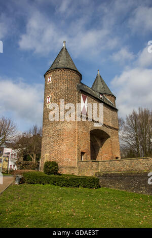 Klever porte de ville à l'ancienne ville romaine de Xanten, Allemagne Banque D'Images